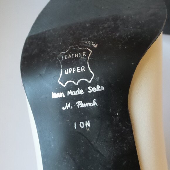 White leather western boots - Picture 7 of 14